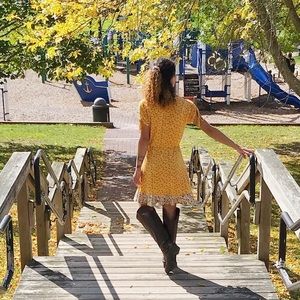 Brown Rider Fall Season Over the Knee Faux Leather Boots